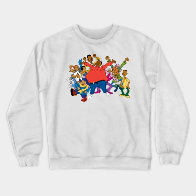 Fat Albert Gonna Have a Good Time Family Crewneck Sweatshirt by komplenan